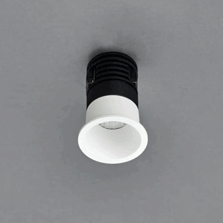 LED 움푹 1.5인치 미니다운라이트 EL 9916 3W 타공37 집중형 COB 매입등 플리커프리